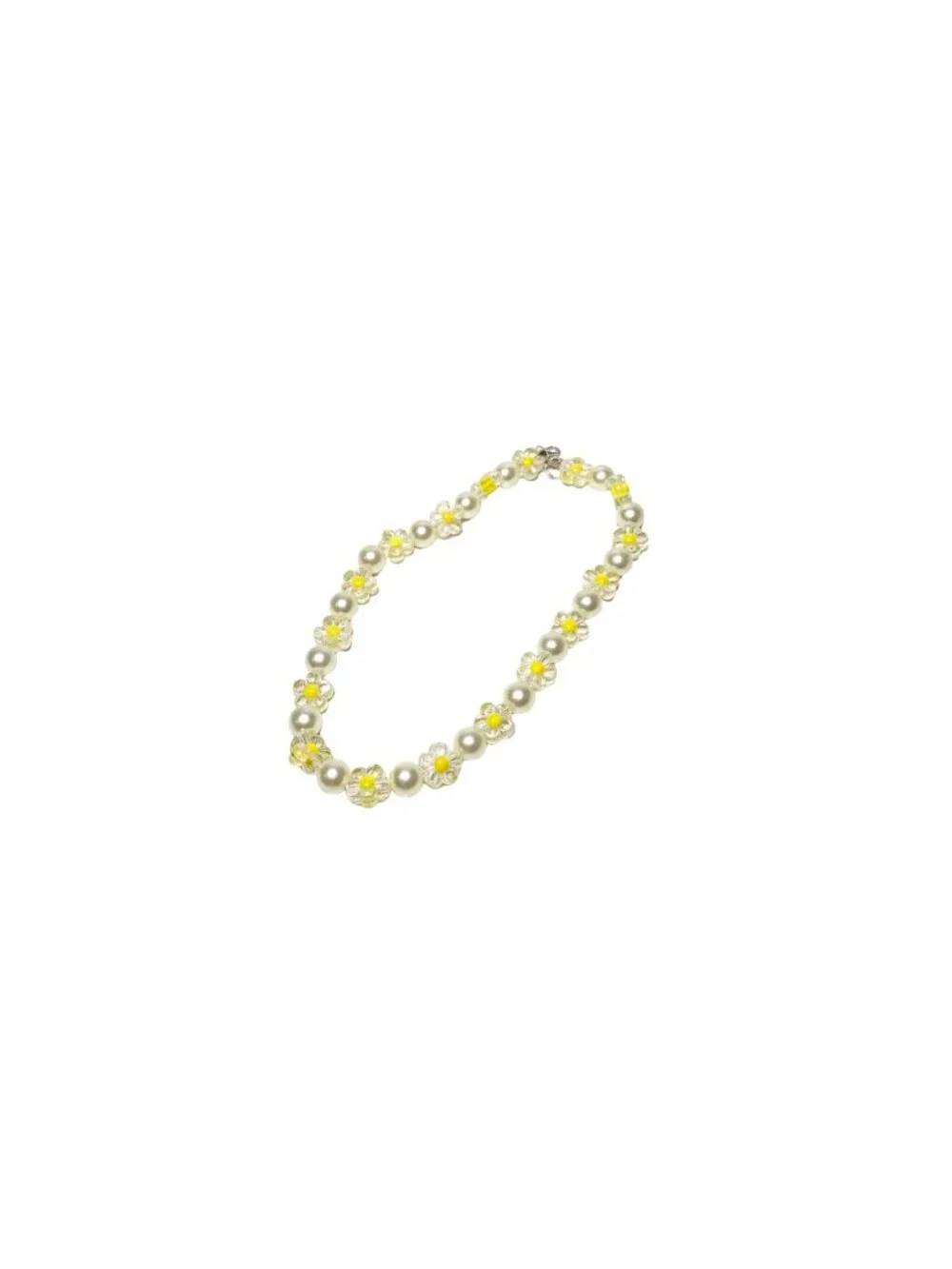 Pearl & Floral Dog Necklace Collar | Small Pet Jewelry